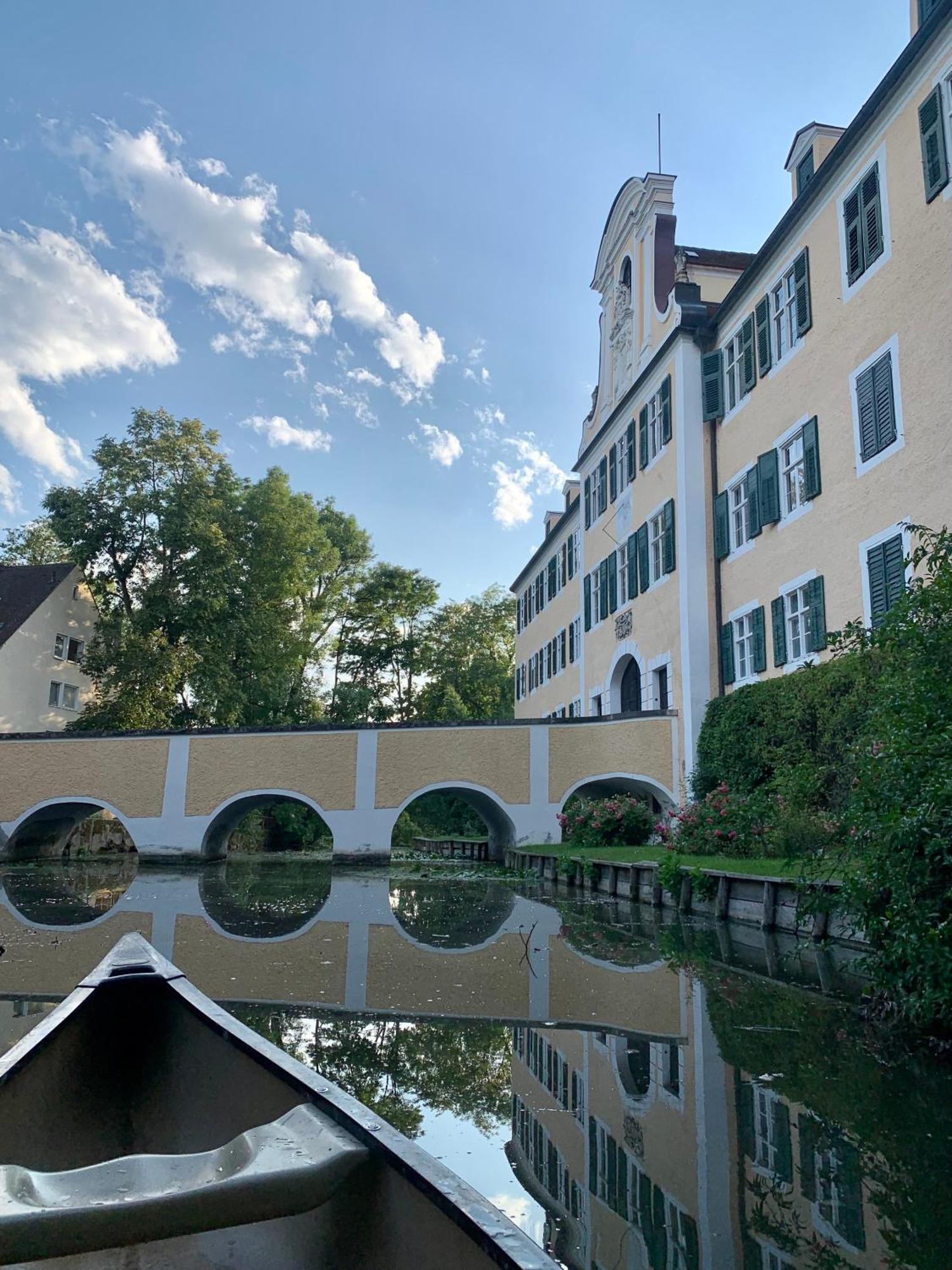 Wohnen Im Wasserschloss Sandizell 施罗本豪森 外观 照片